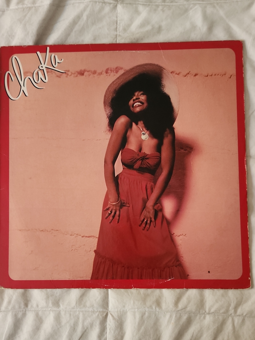 Chaka Vinyl LP Cover - Red Dress Artwork Debut Album 1978